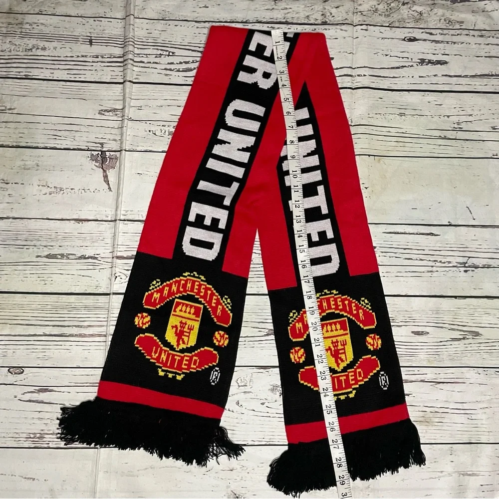 Manchester United scarve scarf red and black